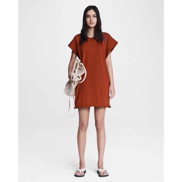rag & bone Dresses & Skirts - Rag & Bone Ryder Muscle Mini Dress in Paprika organic cotton size Small